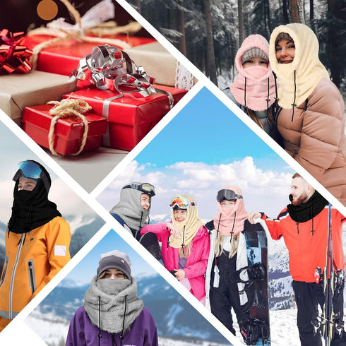 Balaclava, Winter Face Mask for Men Women Hat Neck, Windproof Fleece Ski Mask Warm Face Cover Scarf Sporty Street Fashion...